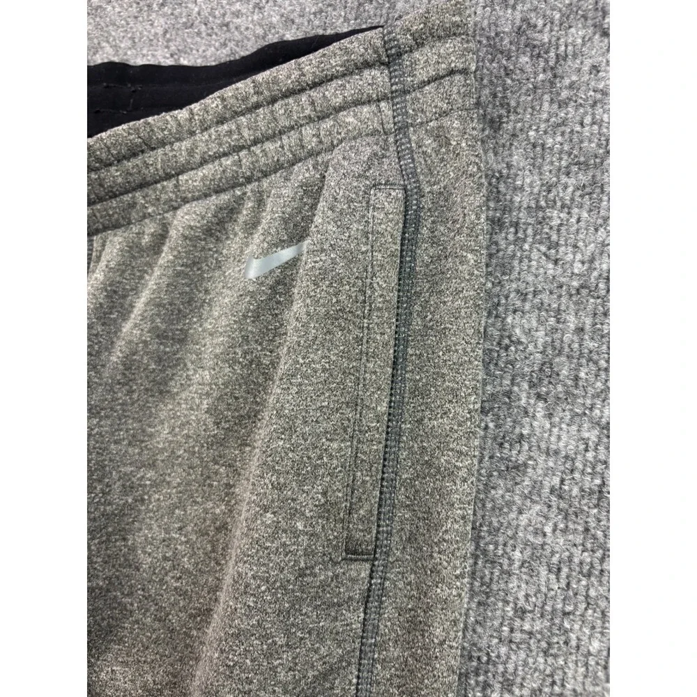 Nike Dri-FIT Training Pants Mens Medium Grey Heather Straight Leg Athleisure